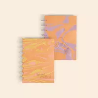 Disc-Bound Journal - Marbled + Debossed - Small