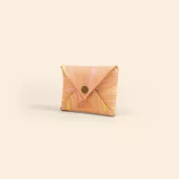 Marbled Leather Envelope - Small