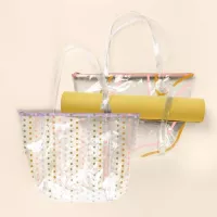 Weekender Yoga Tote - Clear Vinyl