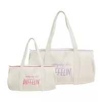 Continued Darling Duffel (Natural Canvas) Large
