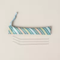 Vegan Leather Pouch For Reusable Straws