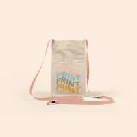 Natural Canvas Phone Sling
