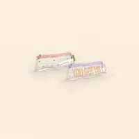 Clear Vinyl Fiddlesticks Small Pouch
