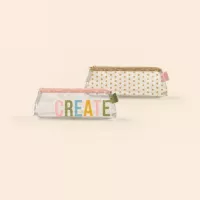 Clear Vinyl Fiddlesticks Middle Pouch