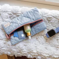 Small Zip Front Pouch (Puff Puff)