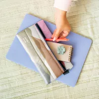 Large Zip Front Pouch (Puff Puff)