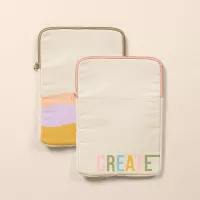 Portrait Laptop Sleeves - Natural Canvas - Small - 13"