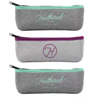 Heathered Jersey Knit Canoe Pouch