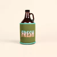 Neoprene Growler Cover Sleeve w/Bias Trim