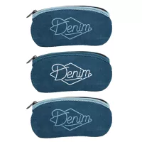 L.E.N.S. Large Eyewear Denim Neoprene Storage
