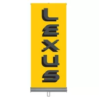 24"W x 79"H Retractable Banner & Stand Set