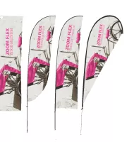 Zoom™ Flex Medium Outdoor Flag Single Sided