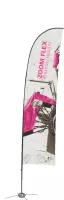 Zoom™ Flex Medium Outdoor Flag Double Sided