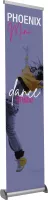 Phoenix Mini Full Height 3 Pole Silver Retractable Banner Stand