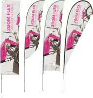 Zoom™ Flex Extra Large Outdoor Flag Single Sided