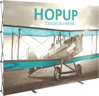 Hopup™ 10' Full Height Straight Display & Front Graphic