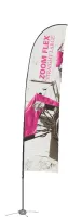 Zoom™ Flex Large Outdoor Flag Double Sided