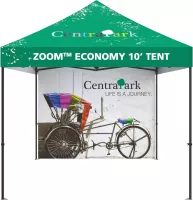 10' Zoom™ Tent Economy & Standard Single-Sided Full Wall Graphic Only