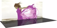 Formulate Master 20' WS1 Straight Frame Fabric Backwall