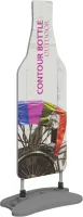 Contour Double Sided Outdoor Sign Bottle w/Fillable Base
