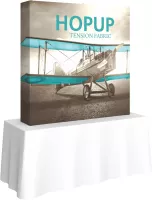 Hopup™ 5' Straight Tabletop Display & Tension Fabric Graphic