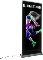 Illumistand Light Up Retractable Banner Stand (blank)