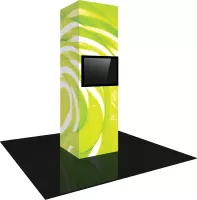 Vector Frame Modular Backlit Monitor Tower 03 (3' x 10')