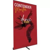 Contender Monster Black Retractable Banner Stand