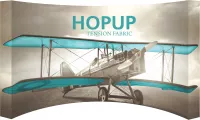 Hopup™ 15' Full Height Curved Display & Full Fitted Graphic