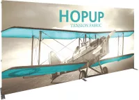 Hopup™ 15' Full Height Straight Display Front Graphic