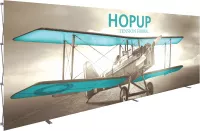 Hopup™ 20' Full Height Straight Display W/ Front Graphic