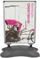 Whirlwind Outdoor Single-Sided Sign Stand