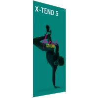X-tend 5 Spring Back Banner Stand