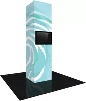 Vector Frame Modular Backlit Monitor Tower 05 (3' x 12')