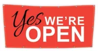 6.5 Oz. Single-Sided Outdoor Canvas Banner (4'x2')