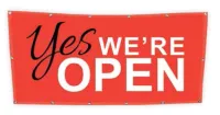 6.5 Oz. Single-Sided Outdoor Canvas Banner (6'x2')