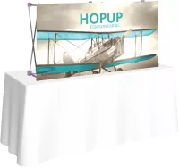 Hopup™ 5' Straight Tabletop Display & Front Graphic