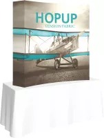 Hopup™ 5.5' Curved Tabletop Fabric Display With Endcaps