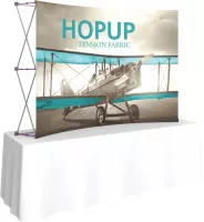 Hopup™ 8' Curved Tabletop Display & Front Graphic