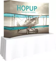 Hopup™ 8' Curved Tabletop Display & Full Fitted Graphic