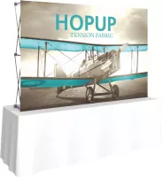 Hopup™ 8' Straight Tabletop Display & Front Graphic