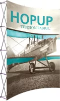 Hopup™ 8' Extra Tall Curved Display & Front Graphic