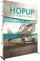 Hopup™ 8' Extra Tall Straight Display & Front Graphic