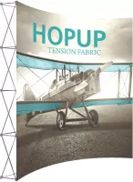 Hopup™ 10' Full Height Curved Display & Front Graphic