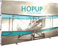 Hopup™ 13' Full Height Straight Display & Front Graphic