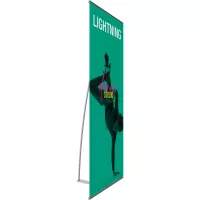 Lightning Spring Back Banner Stand