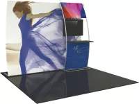 Formulate Master 10' VC7 Vertical Curve Fabric Backwall