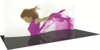 Formulate Master 20' WSC1 Serpentine Curve Fabric Backwall
