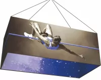 Rectangle 10' x 4' Hanging Structure & Double Sided Graphic