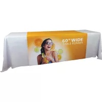 60" Wide 3-Sided Economy Coverage Table Runner